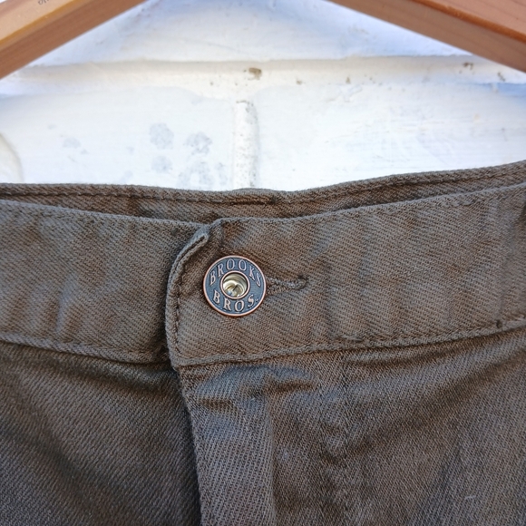 Brooks Brothers Red Fleece Jeans Olive Green - Picture 3 of 6